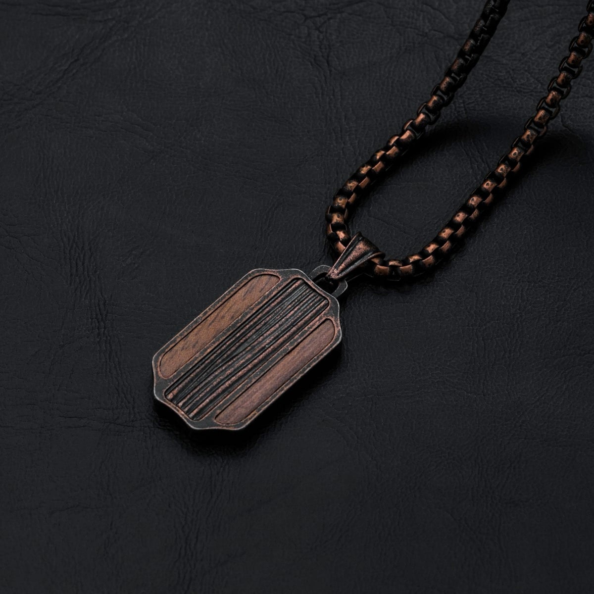 Collana Marked (Noce/Rame)