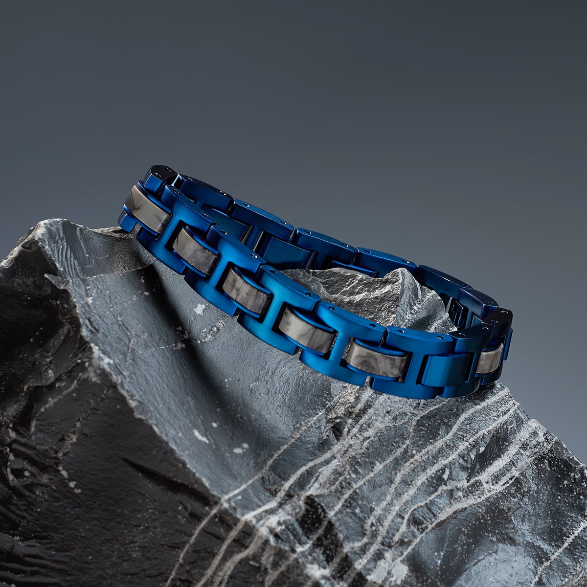 Fortissimo (Grauer Marmor/Blau)