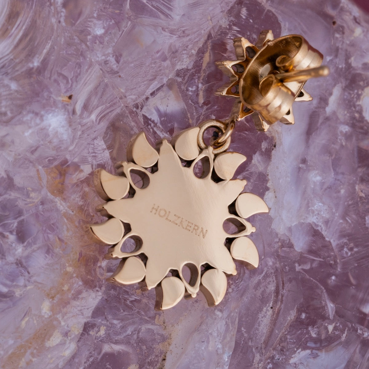 Suncatcher Ohrringe (Tigerauge/Gold)