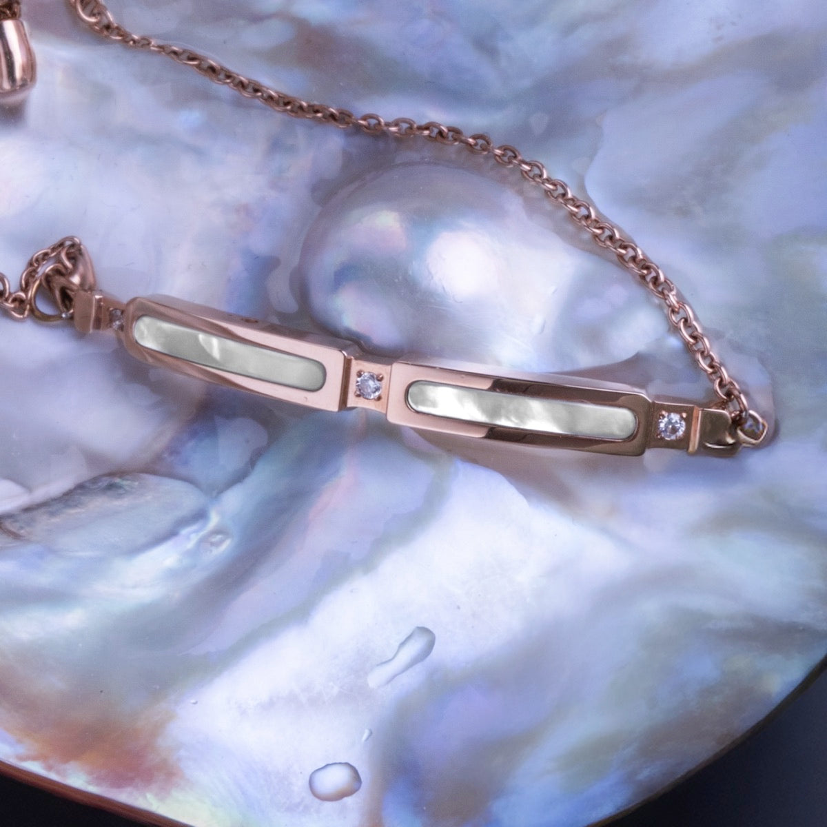 Bracciale Campania (Madreperla/Oro Rosa)