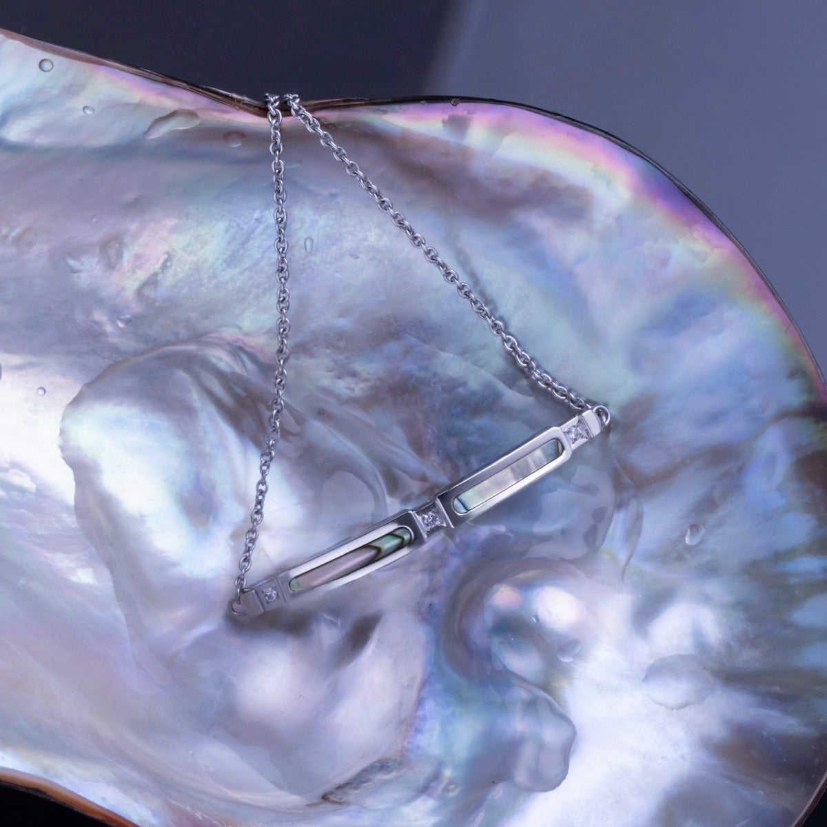 Bracciale Campania (Abalone/Argento)