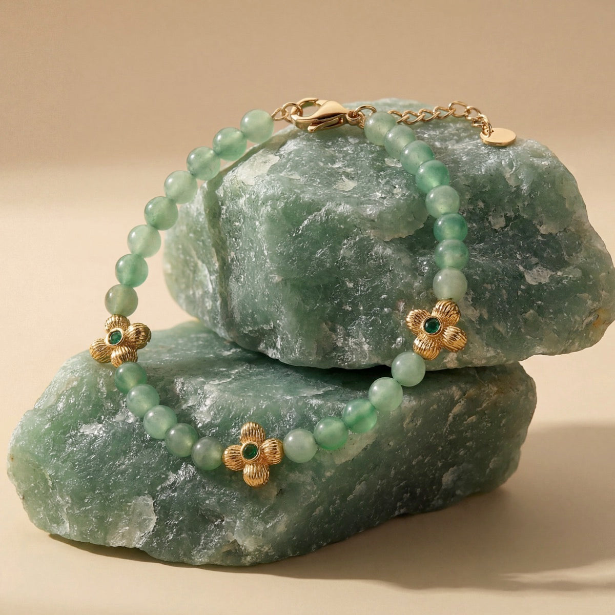 Bracciale Fireworks (Avventurina/Oro) I