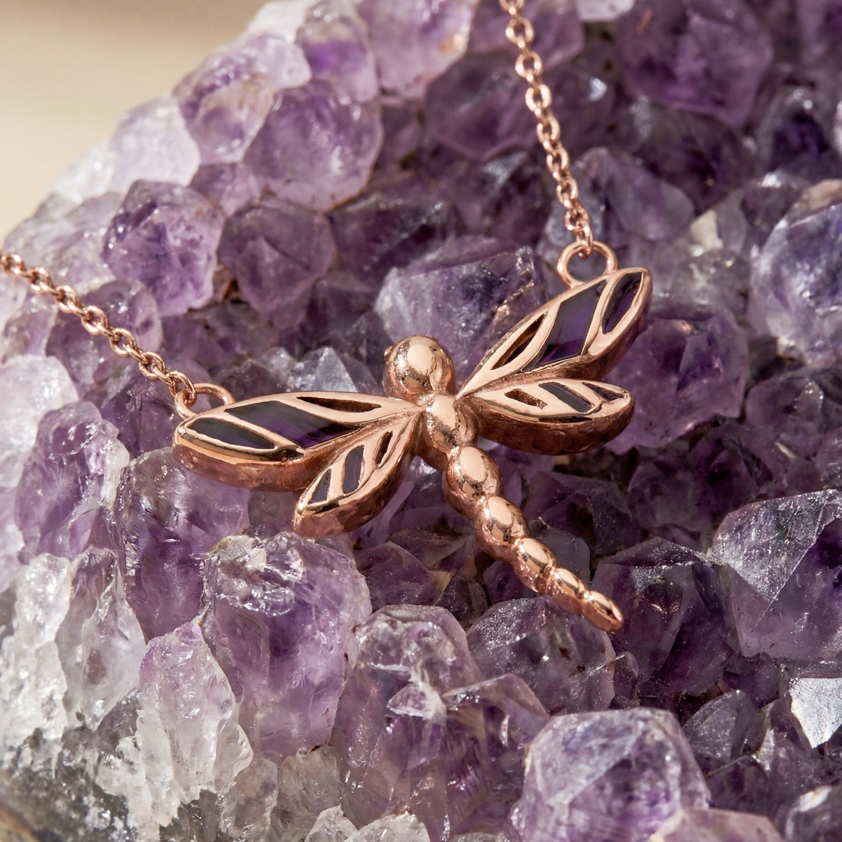Kindred Halskette (Amethyst/Rosé)