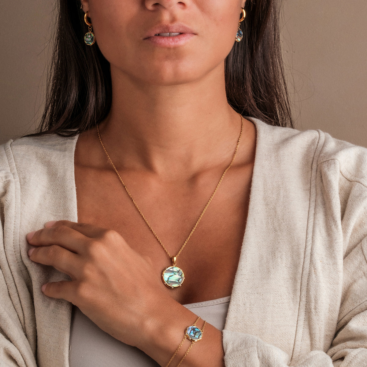 Bracciale Soulgaze (Abalone/Oro)