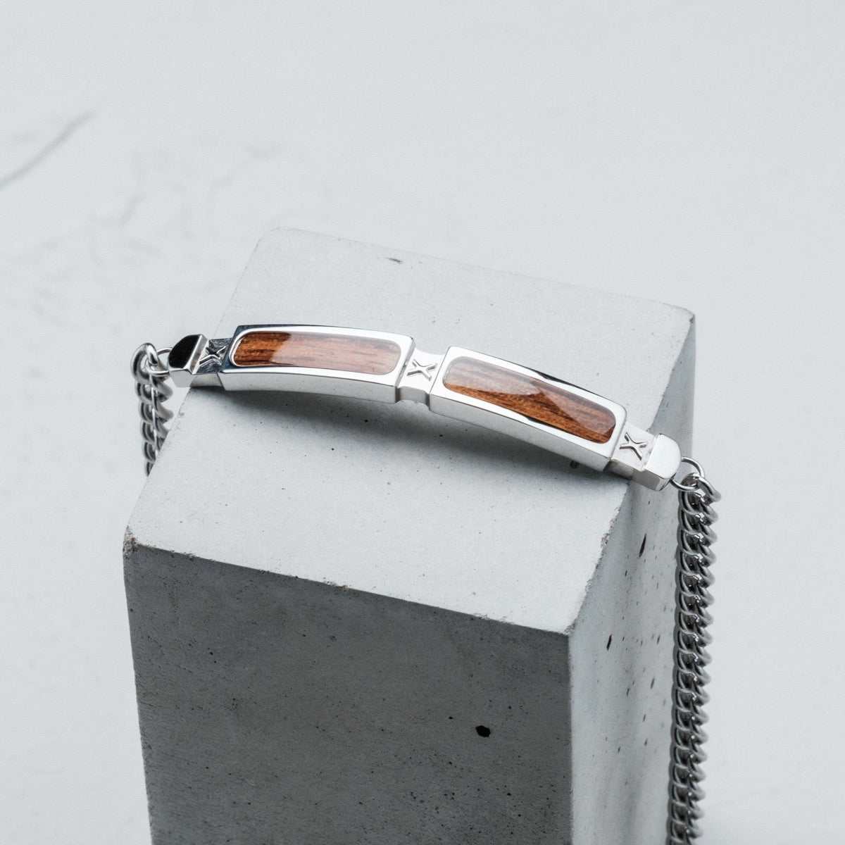 Campania Armband (Walnuss/Silber)