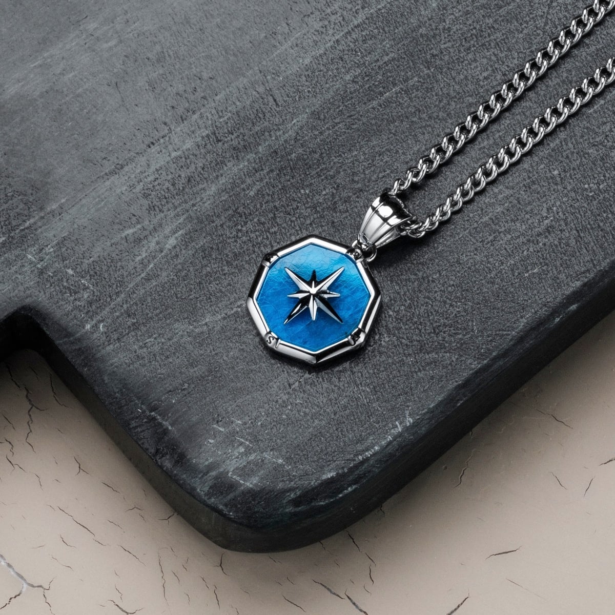Collana Polarstar (Apatite/Argento)