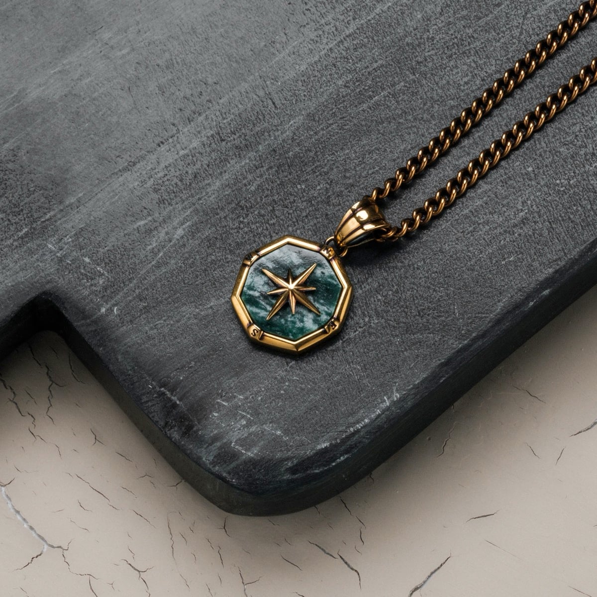 Collana Polarstar (Marmo/Oro)