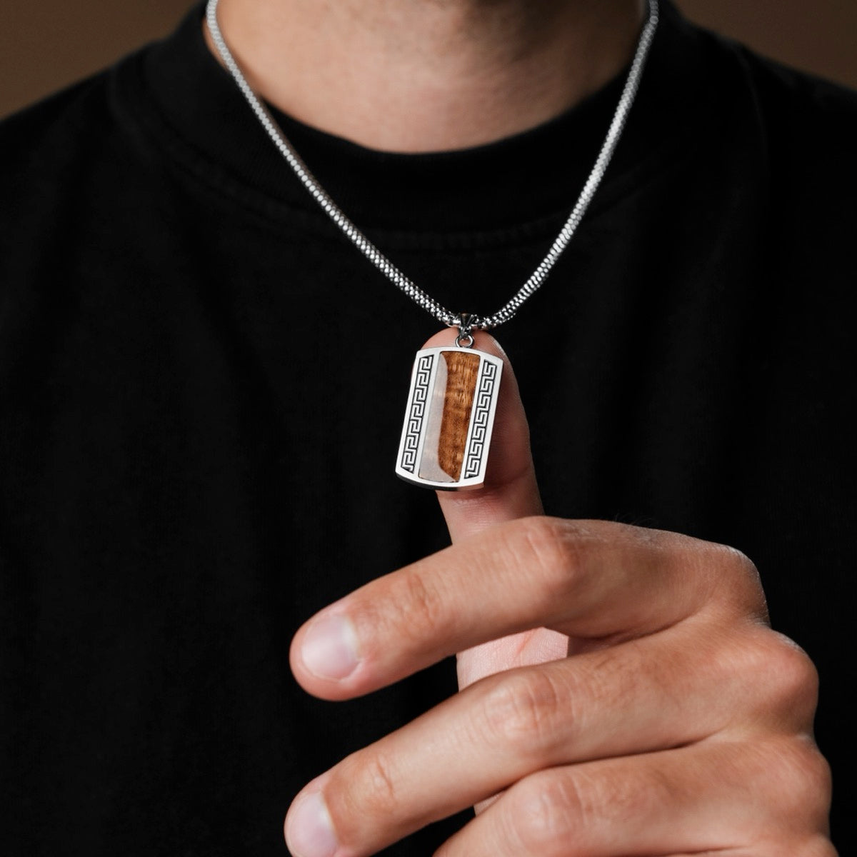 Collana Marked (Koa/Argento)