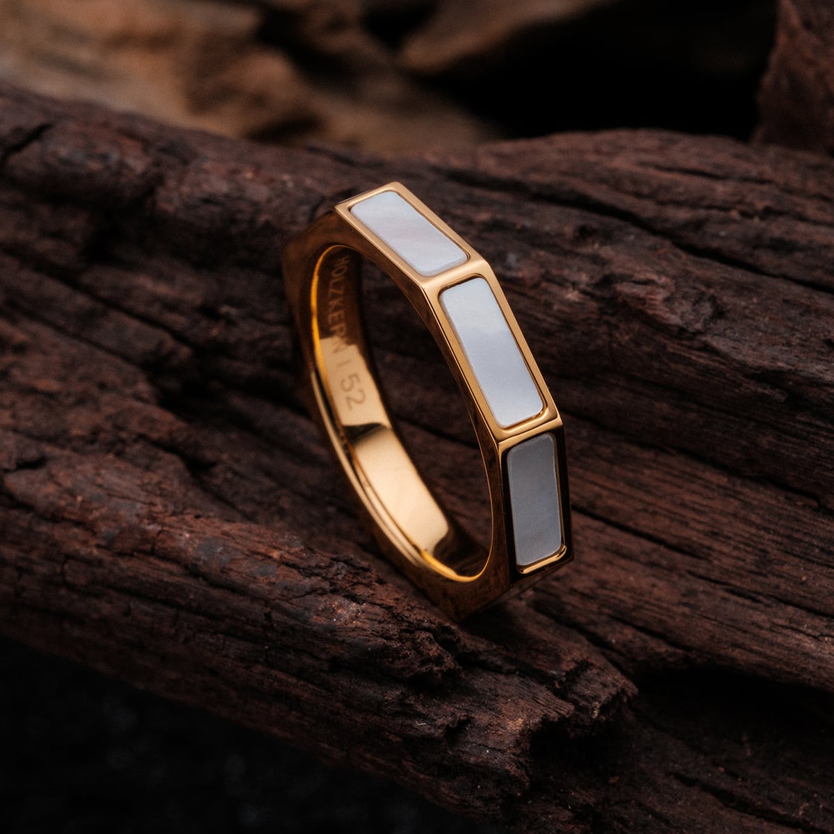 Supremum Ring (Perlmutt/Gold)