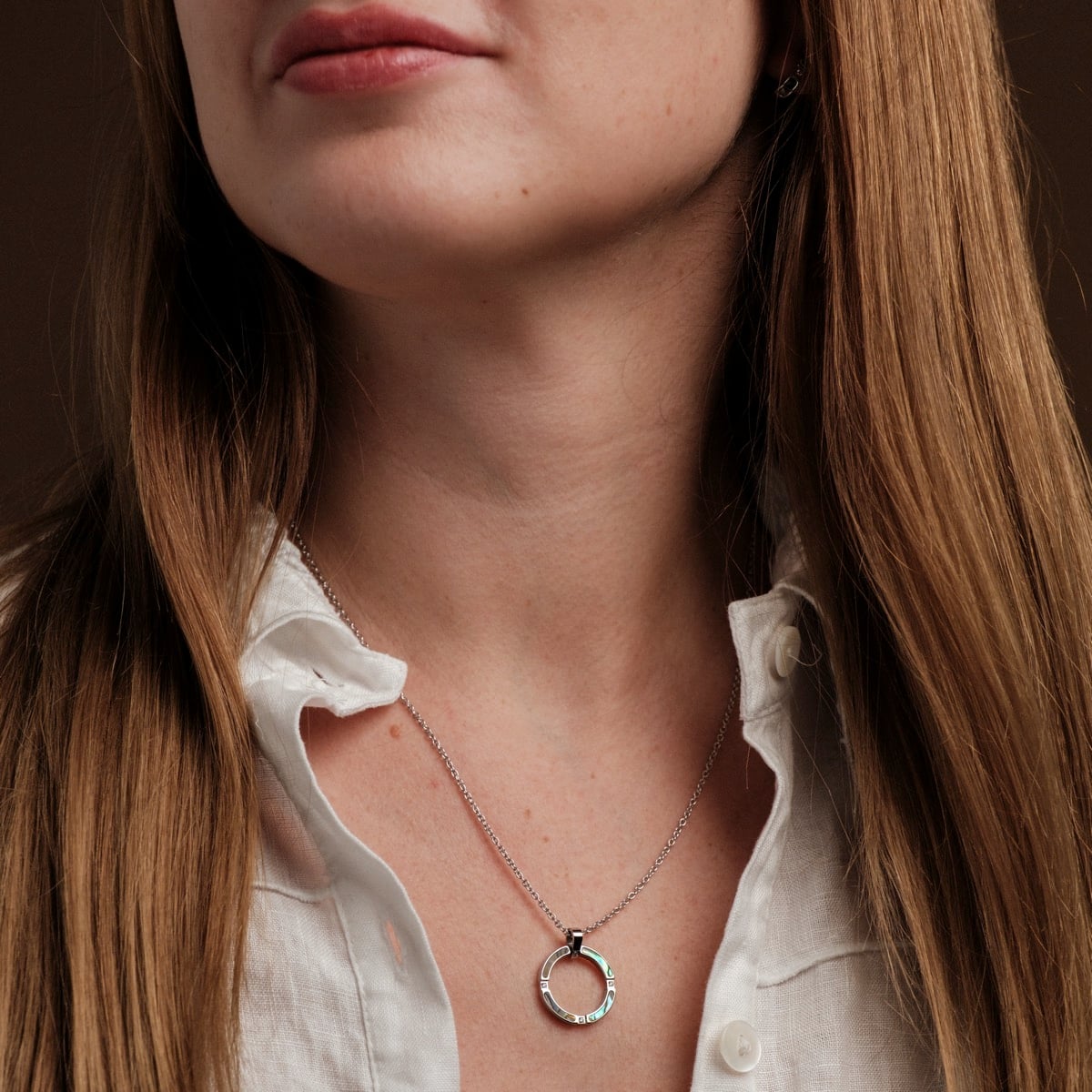 Collana Campania (Abalone/Argento)