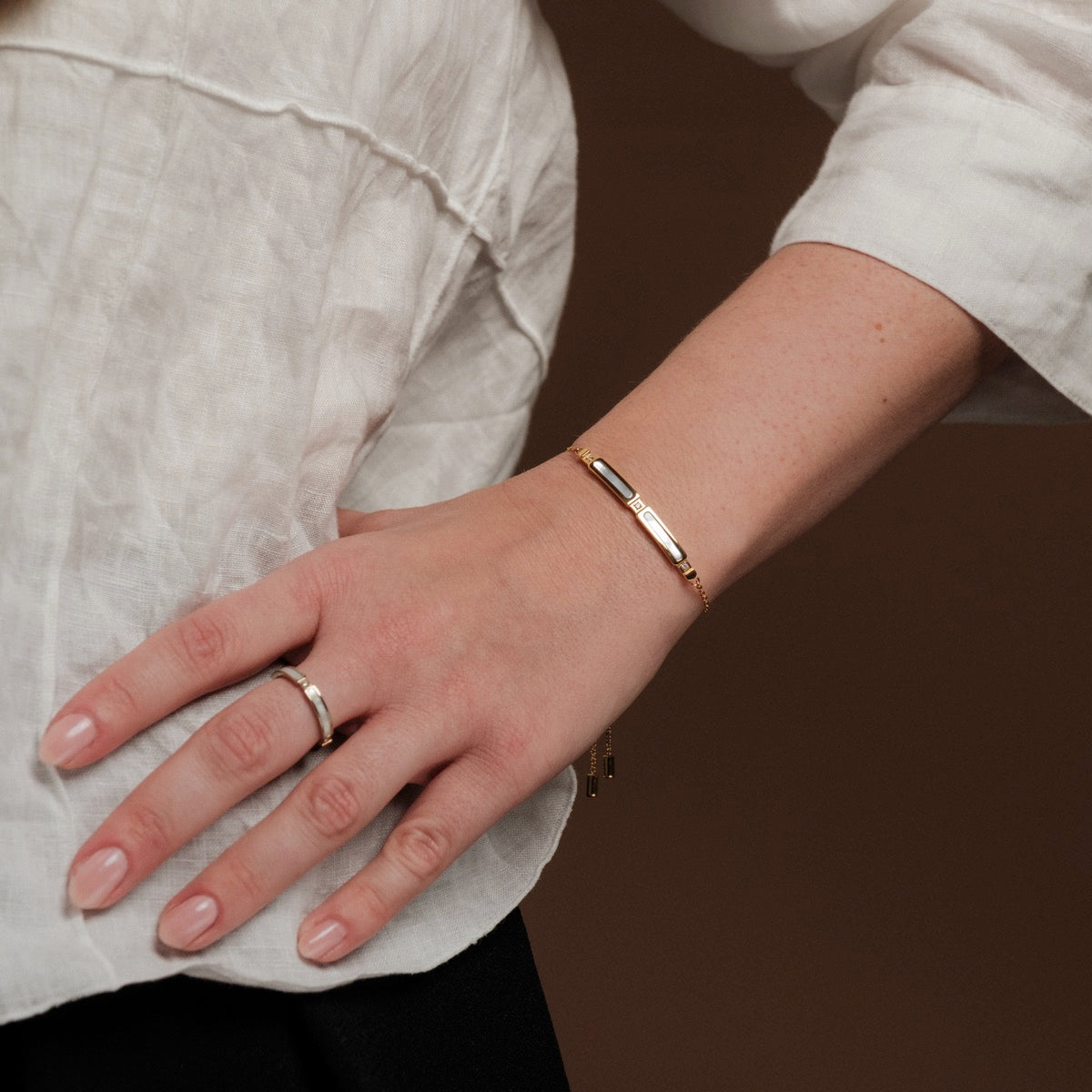 Bracciale Campania (Madreperla/Oro)