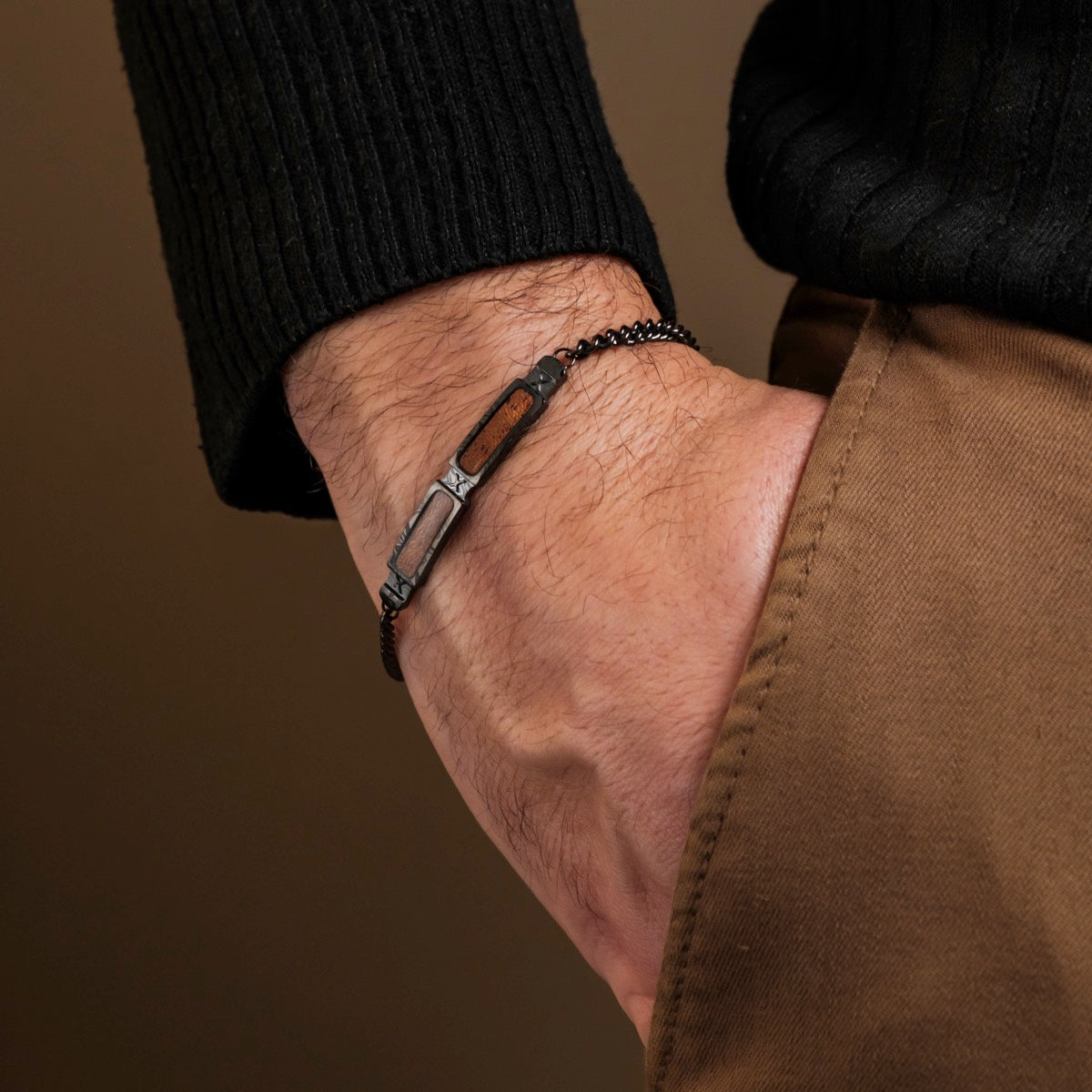 Bracciale Campania (Koa/Grigio Scuro)