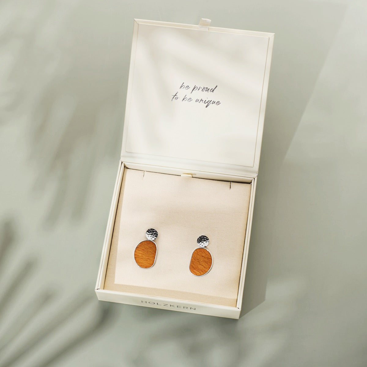 Orecchini Sequoia (Noce/Argento)