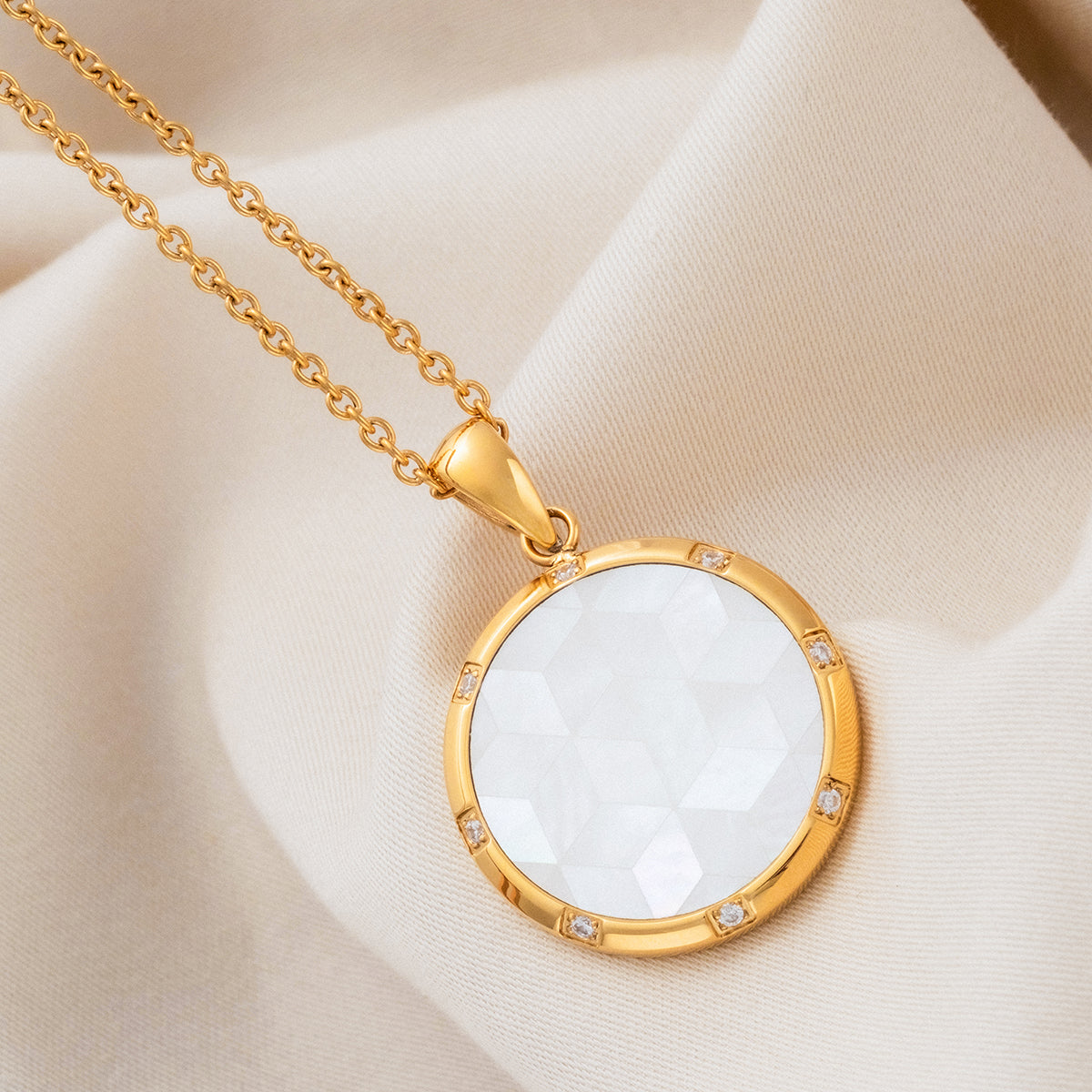 Collana Soulgaze (Madreperla/Oro)