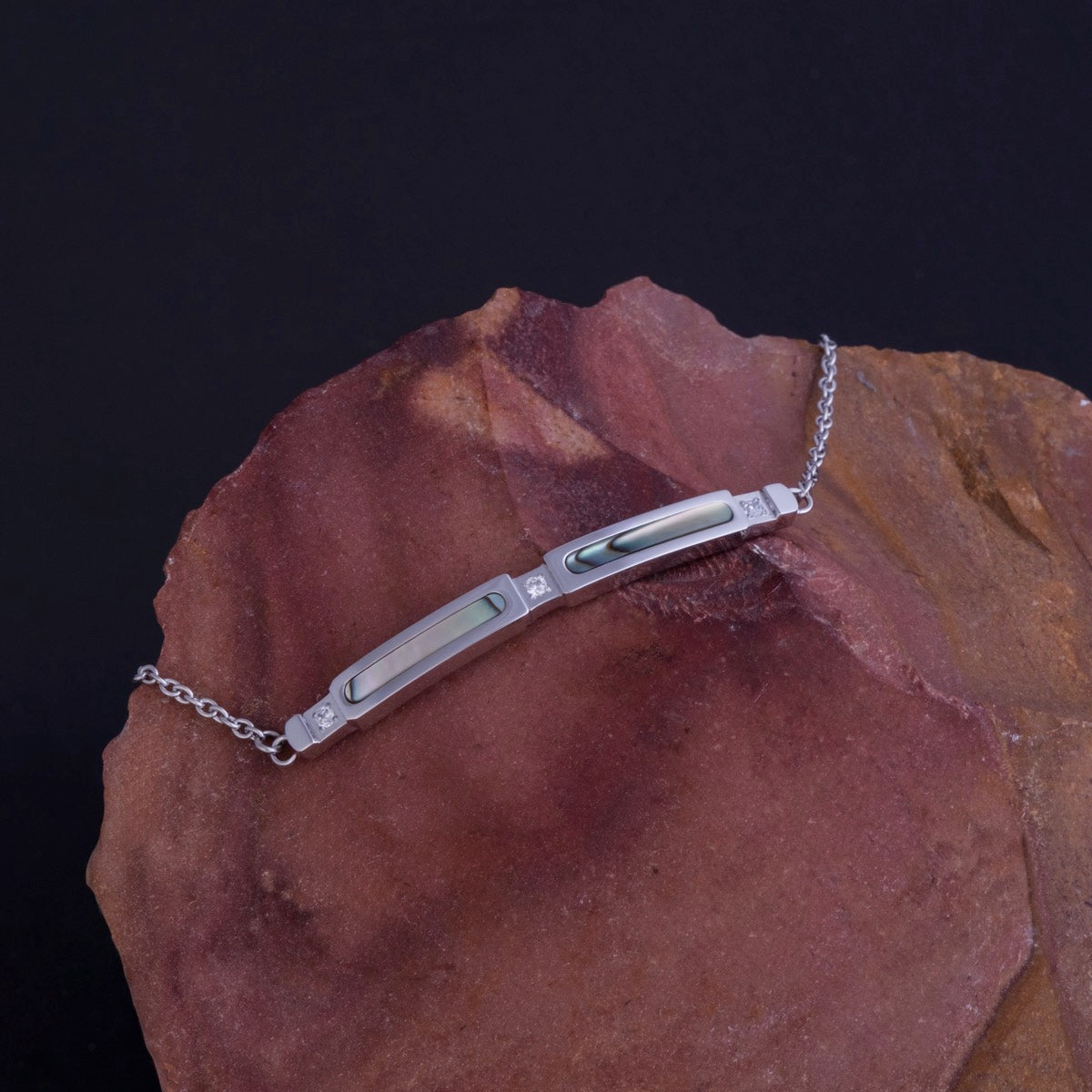Bracciale Campania (Abalone/Argento)