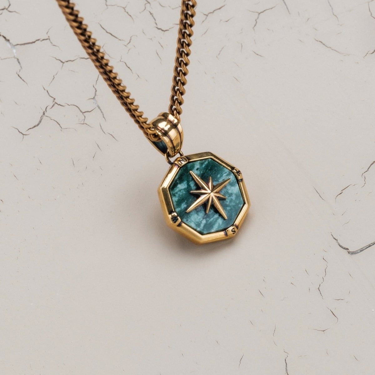 Collana Polarstar (Marmo/Oro)