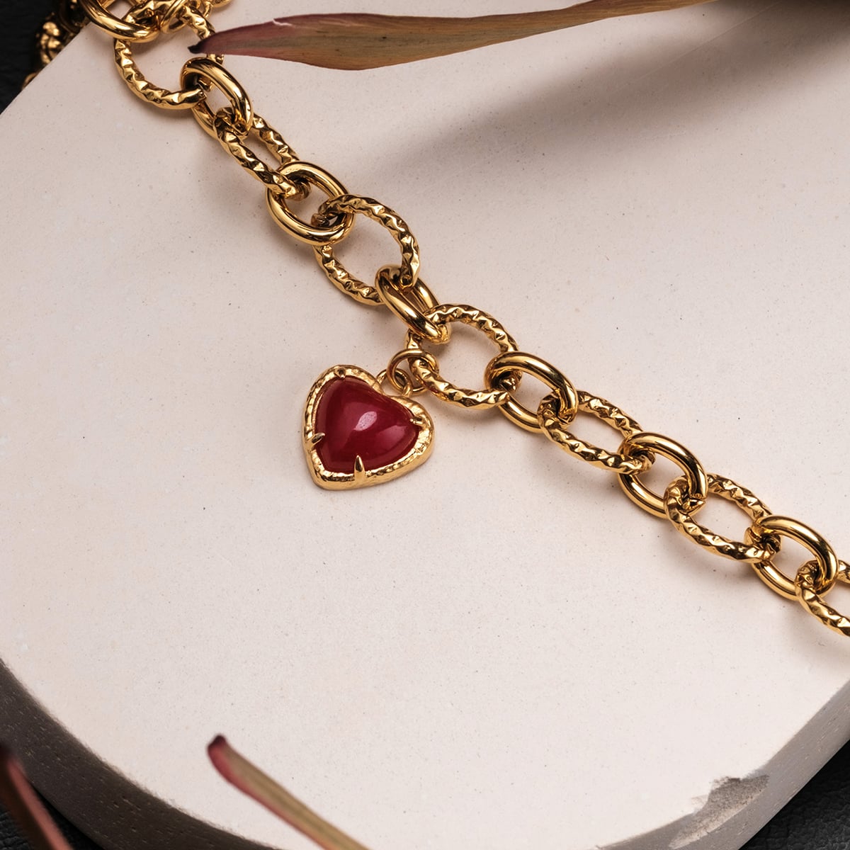 Amorance Armband (Chalcedon/Gold)