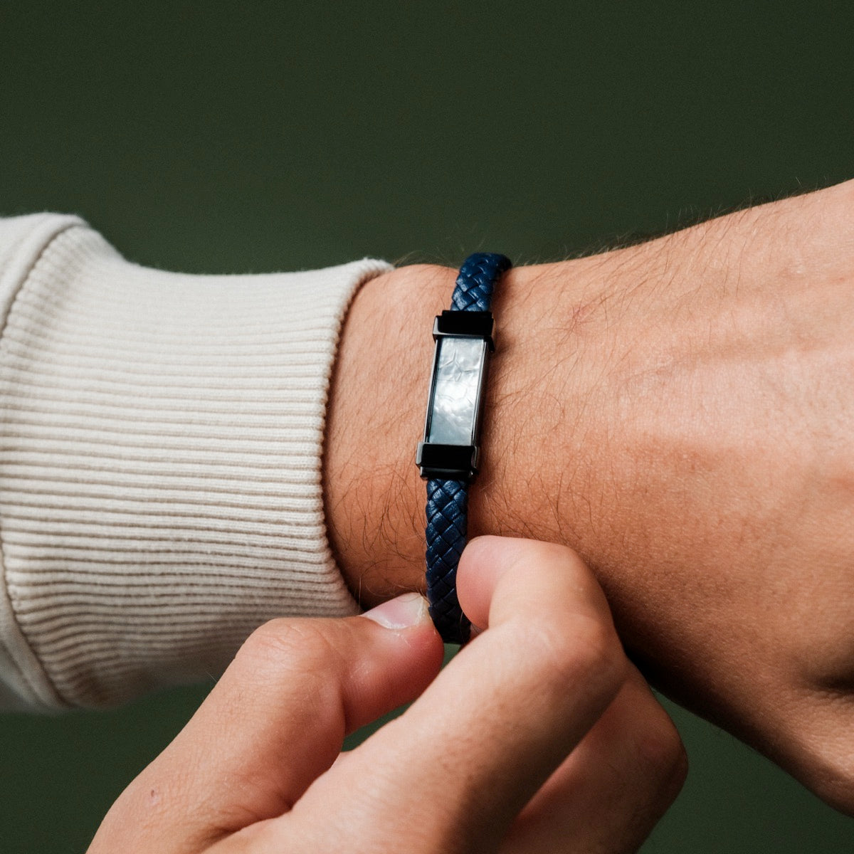 Bracciale Wildrider (Madreperla/Blu)